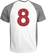 Set Rugnummers Strijkletters Vag Design Ruit Rood - afb. 1