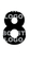 Set Rugnummers Strijkletters Vag Flex BORSTLOGO - afb. 2