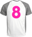 Set Rugnummers Strijkletters Vag Glow in the Dark Roze - afb. 1