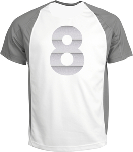 Set Rugnummers Strijkletters Vag Glitter Rainbow White 488 - afb. 1