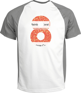 Set Rugnummers Strijkletters Vag Glitter Rainbow Coral Glitter ST - afb. 1