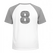 Set Rugnummers van Strijkletters Aachen Glitter Silver 450 - afb. 1