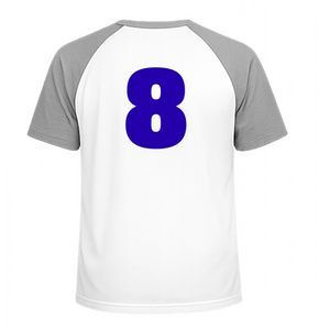 Set Rugnummers van Strijkletters Aachen Flex Royal Blauw - afb. 1