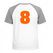 Set Rugnummers van Strijkletters Aachen Flex Oranje - afb. 1