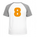 Set Rugnummers van Strijkletters Aachen Flex Neon Oranje_ - afb. 1