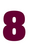 Set Rugnummers van Strijkletters Aachen Flex Burgundy - afb. 2