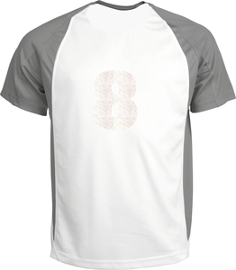 Set Rugnummers van Strijkletters Aachen Glitter White Glitter 444 - afb. 1