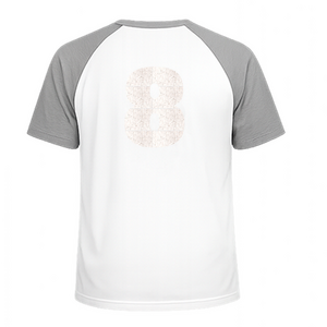 Set Rugnummers van Strijkletters Aachen Glitter White Glitter 444 - afb. 1