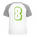 Set Rugnummers van Strijkletters Flash Polyester Ondergrond Appelgroen - afb. 1