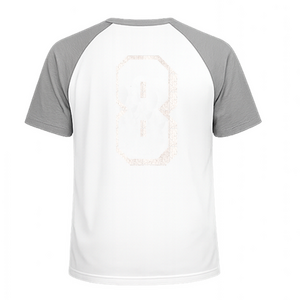 Set Rugnummers van Strijkletters Flash Glitter White Glitter 444 - afb. 1