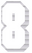 Set Rugnummers van Strijkletters Flash Glitter Rainbow White 488 - afb. 2