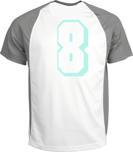 Set Rugnummers van Strijkletters Flash Glitter Neon Bleu Glitter 480 - afb. 1