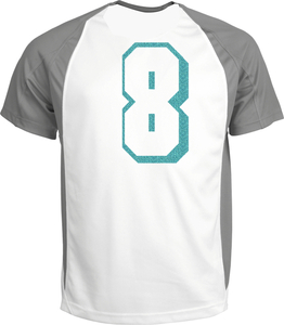 Set Rugnummers van Strijkletters Flash Glitter Sky Bleu Glitter 445 - afb. 1