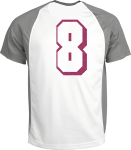 Set Rugnummers van Strijkletters Flash Glitter Pink Glitter 457 - afb. 1