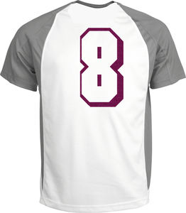 Set Rugnummers van Strijkletters Flash Glitter Hot Pink Glitter 432 - afb. 1