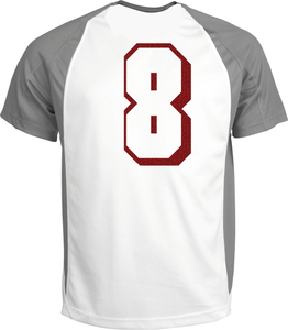 Set Rugnummers van Strijkletters Flash Glitter Red Glitter 456 - afb. 1