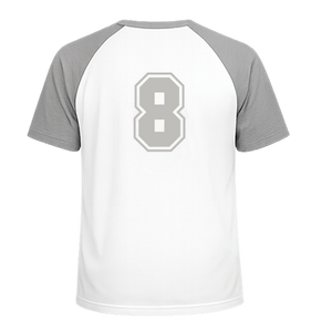 Set Rugnummers van Strijkletters SF Flex Heather Grijs - afb. 1