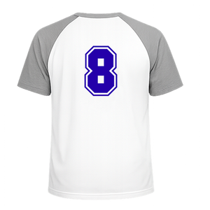 Set Rugnummers van Strijkletters SF Flex Royal Blauw - afb. 1
