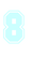 Set Rugnummers van Strijkletters SF Flex Baby Blauw - afb. 2