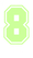 Set Rugnummers van Strijkletters SF Glow in the Dark - afb. 2