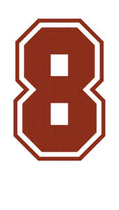 Set Rugnummers van Strijkletters SF Design Basketball - afb. 2