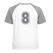 Set Rugnummers van Strijkletters SF Polyester Ondergrond Grijs - afb. 1
