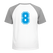 Set Rugnummers van Strijkletters SF Polyester Ondergrond Blauw - afb. 1