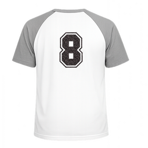 Set Rugnummers van Strijkletters SF Glitter Black Glitter 458 - afb. 1