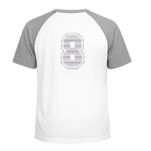 Set Rugnummers van Strijkletters SF Glitter Rainbow White 488 - afb. 1