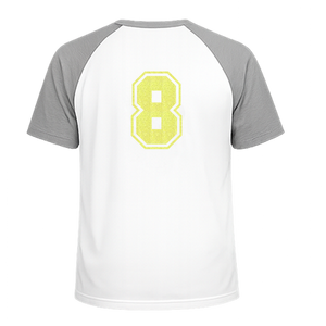 Set Rugnummers van Strijkletters SF Glitter Neon Yellow Glitter 446 - afb. 1