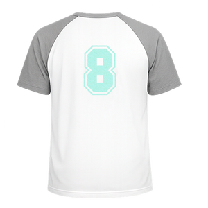 Set Rugnummers van Strijkletters SF Glitter Neon Bleu Glitter 480 - afb. 1