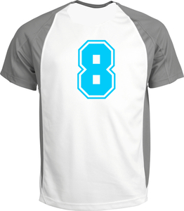 Set Rugnummers van Strijkletters SF Glow in the Dark Blauw - afb. 1