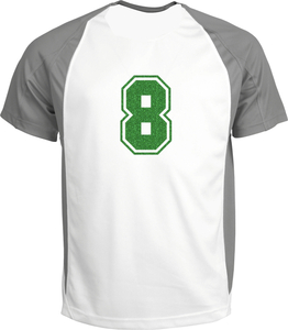 Set Rugnummers van Strijkletters SF Glitter Green Glitter 455 - afb. 1