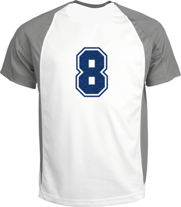 Set Rugnummers van Strijkletters SF Glitter Navy Blue Glitter 423 - afb. 1