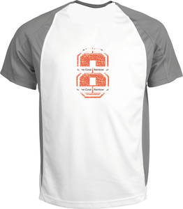 Set Rugnummers van Strijkletters SF Glitter Rainbow Coral Glitter ST - afb. 1