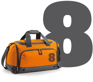 Set Tas nummers Strijkletters Aachen Design Leer Bruin - afb. 1