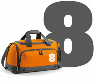 Set Tas nummers Strijkletters Aachen Glitter White Glitter 444 - afb. 1