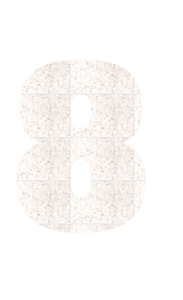 Set Tas nummers Strijkletters Aachen Glitter White Glitter 444 - afb. 2