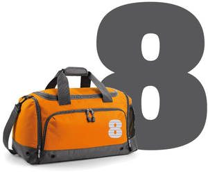 Set Tas nummers Strijkletters Aachen Glitter Rainbow White 488 - afb. 1