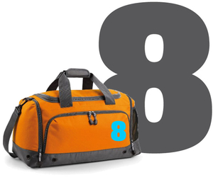 Set Tas nummers Strijkletters Aachen Glow in the Dark Blauw - afb. 1