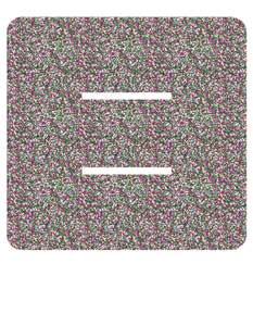 Set Tas nummers Strijkletters Alma Glitter Regenboog - afb. 2