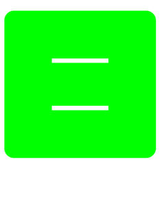 Set Tas nummers Strijkletters Alma Flex Neon Groen - afb. 2