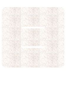 Set Tas nummers Strijkletters Alma Glitter White Glitter 444 - afb. 2