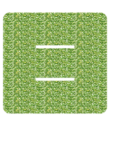 Set Tas nummers Strijkletters Alma Glitter Light Green - afb. 2