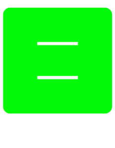Set Tas nummers Strijkletters Alma Glow in the Dark Groen - afb. 2