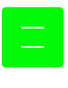 Set Tas nummers Strijkletters Alma Glow in the Dark Groen - afb. 2