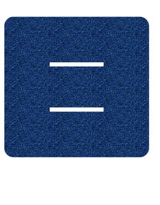 Set Tas nummers Strijkletters Alma Glitter Navy Blue Glitter 423 - afb. 2
