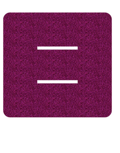 Set Tas nummers Strijkletters Alma Glitter Hot Pink Glitter 432 - afb. 2