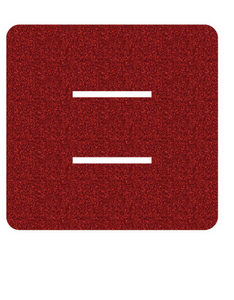 Set Tas nummers Strijkletters Alma Glitter Red Glitter 456 - afb. 2