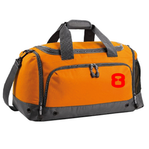 Set Tas nummers Strijkletters AX Flock Rood - afb. 1
